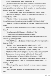 Tableau à mettre en ordre pour pouvoir faire des triage